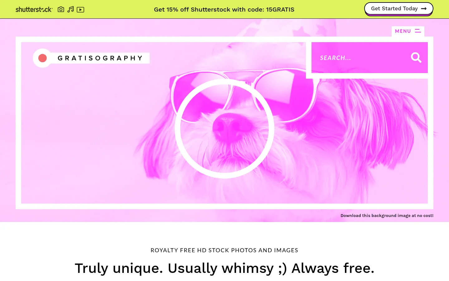 Gratisography - Free High-Resolution Stock Photos 网站预览图