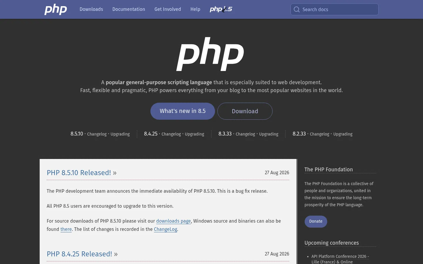 PHP 网站预览图