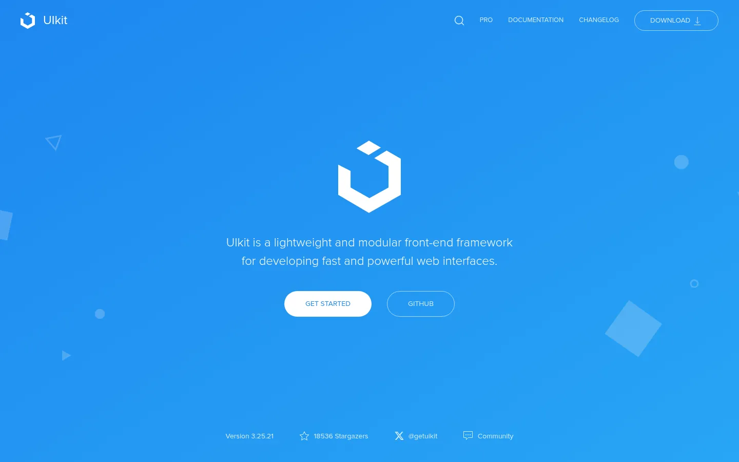 UIkit 网站预览图