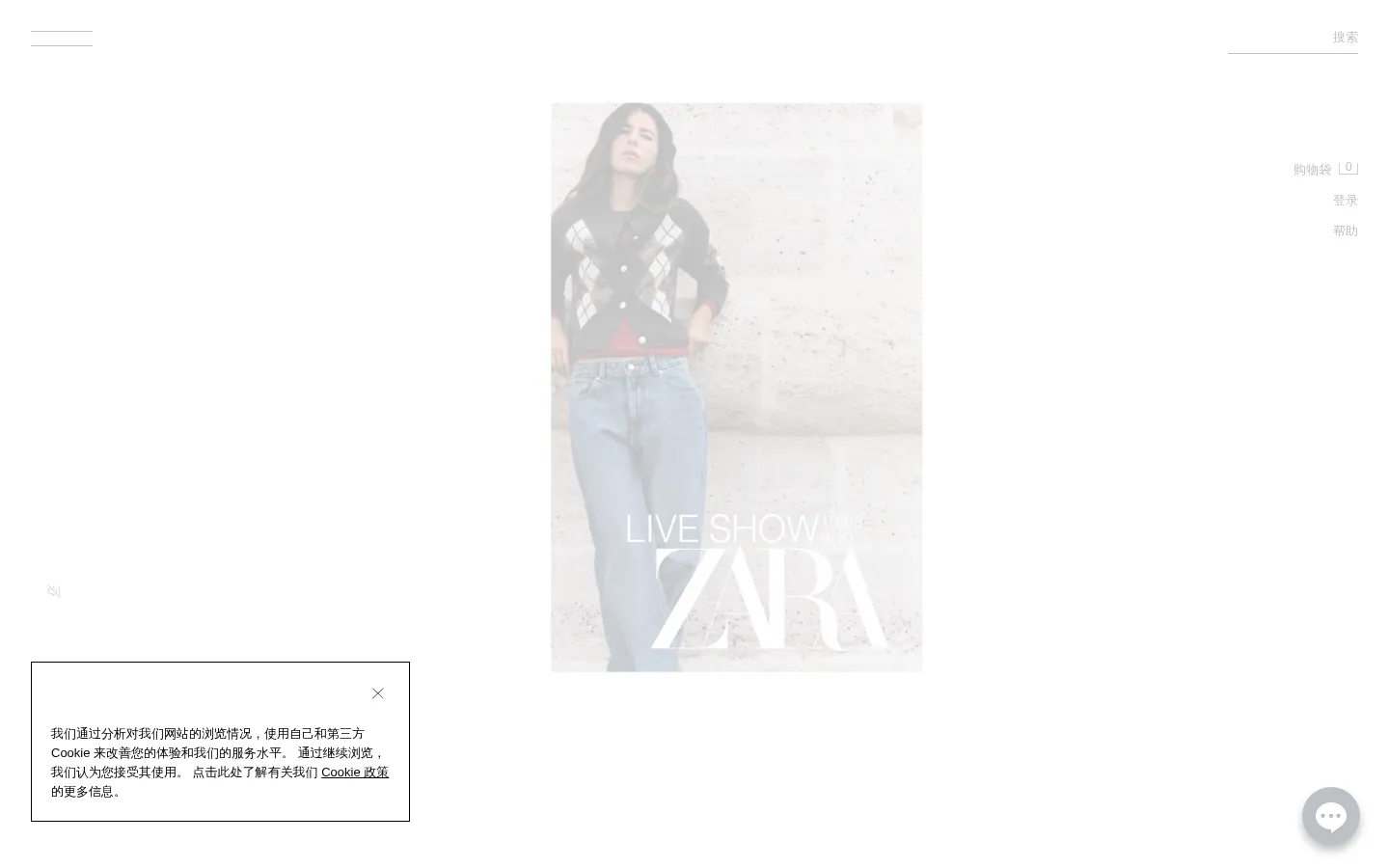 飒拉（ZARA Online） 网站预览图