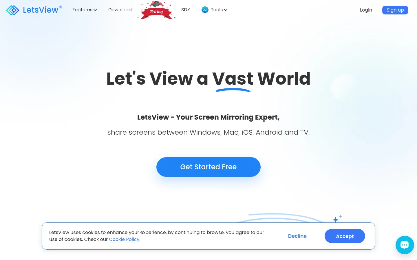 LetsView Official Website 网站预览图