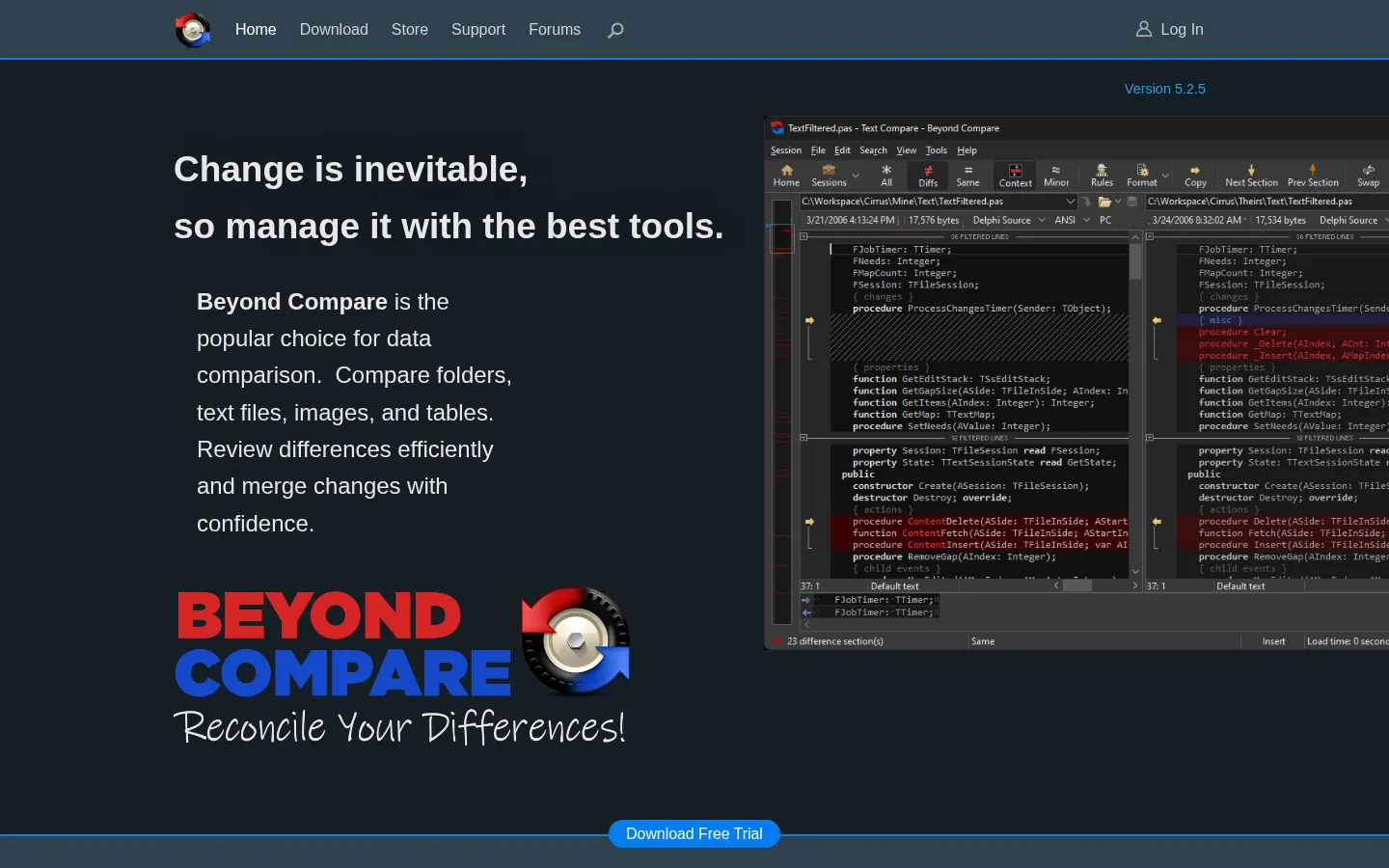 Scooter Software - Home of Beyond Compare 网站预览图