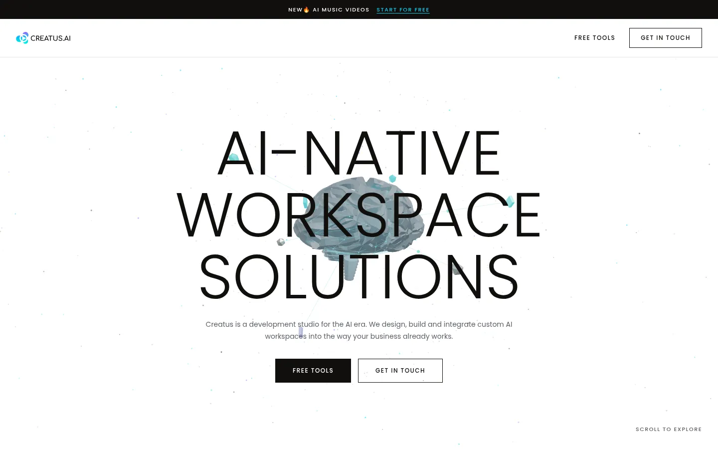 AI-Native Workspace and Autonomous Team Members | Boost Productivity | CREATUS.AI 网站预览图