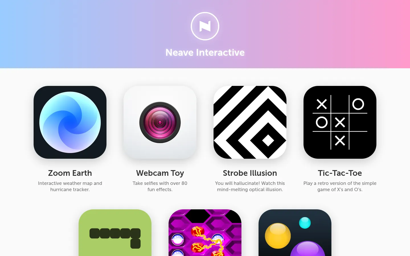 Neave Interactive 网站预览图
