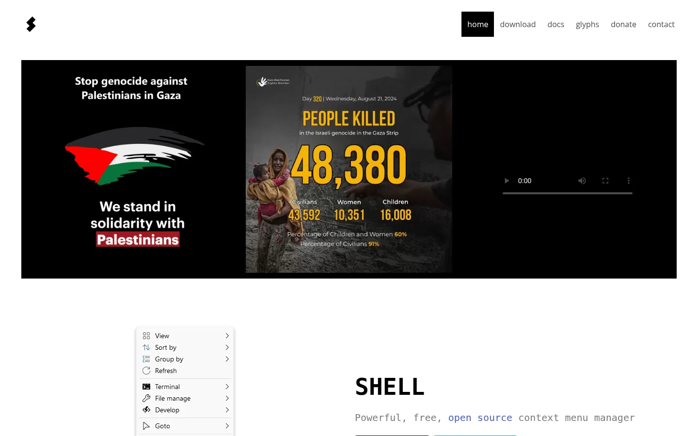 Home - Nilesoft Shell 网站预览图