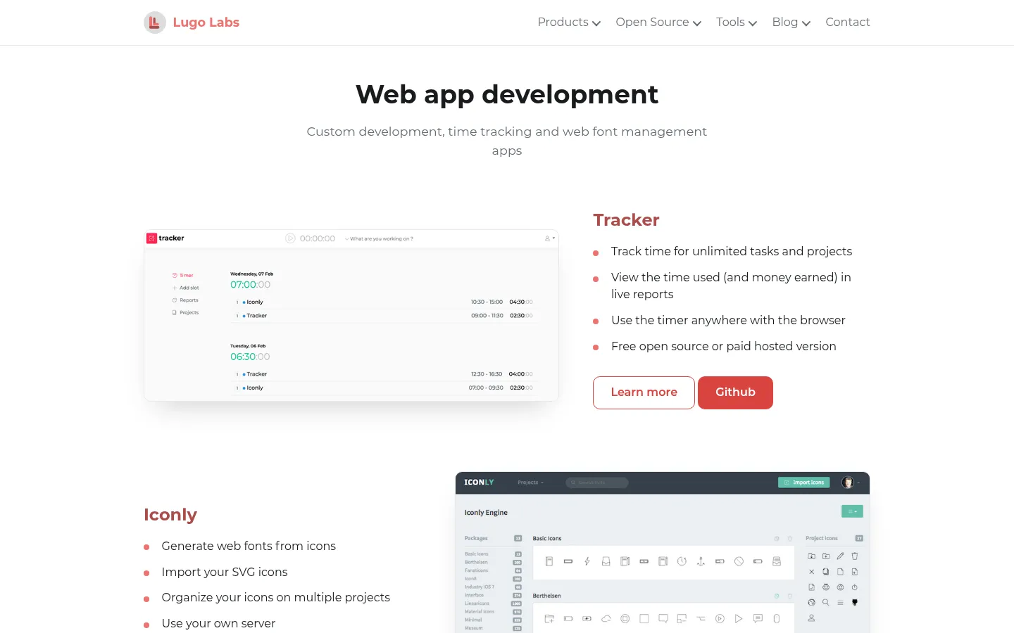 Web Application Development : Lugo Labs 网站预览图