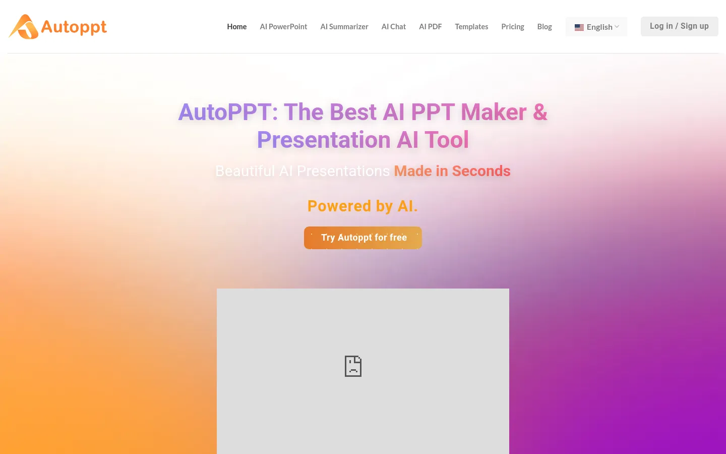Best AI Presentation Generator & Slides Maker丨Try For Free 网站预览图