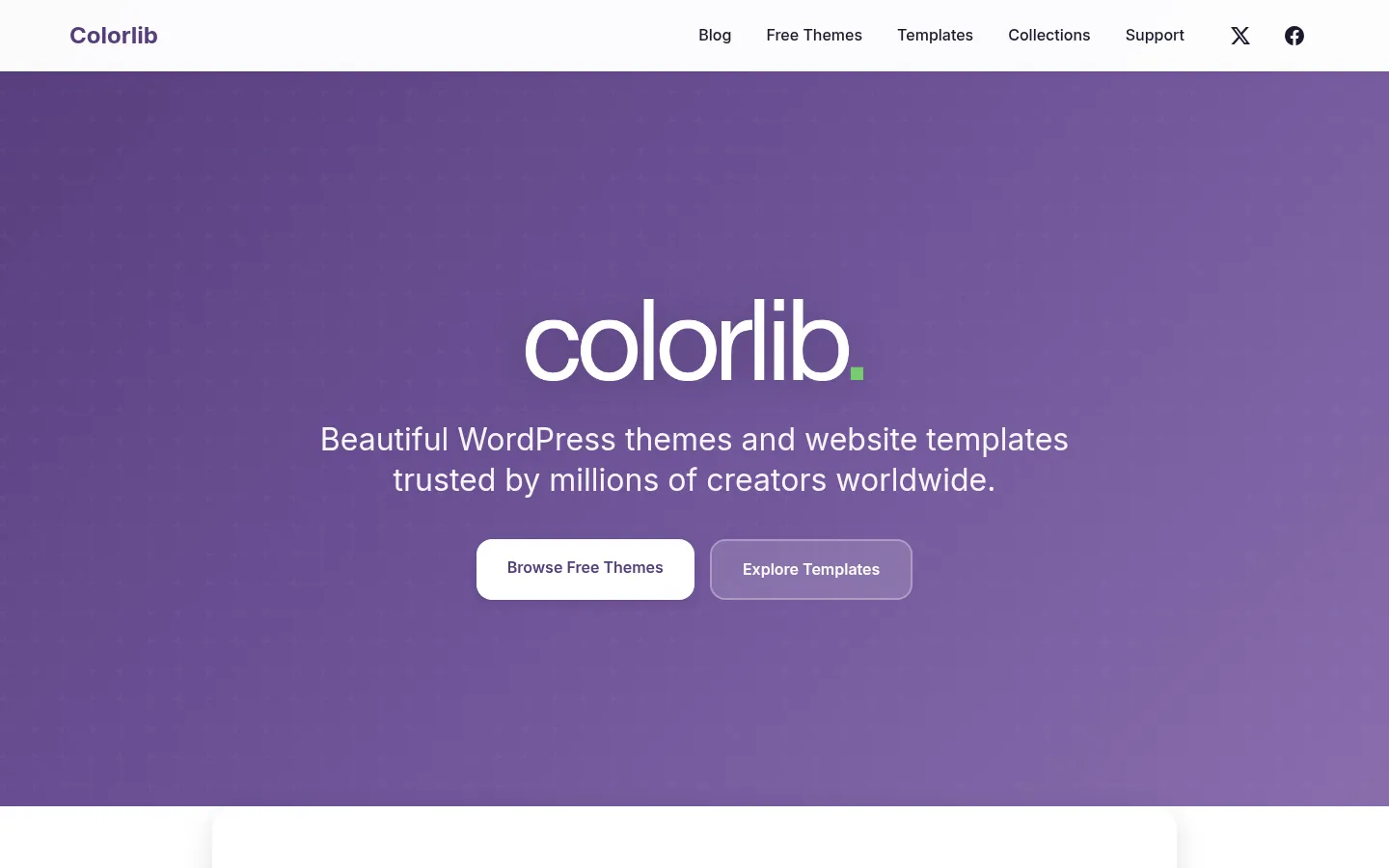 WordPress Themes & Website Templates - Colorlib 网站预览图
