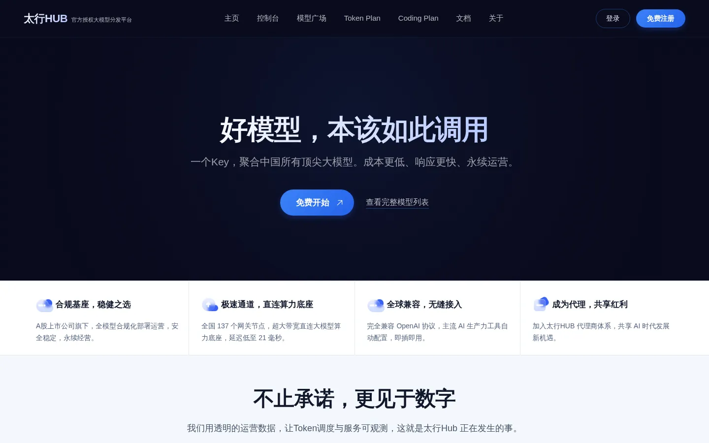 太行HUB 网站预览图