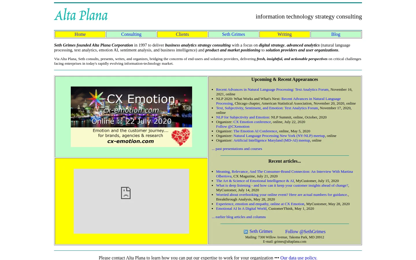 Alta Plana, an IT strategy consultancy 网站预览图