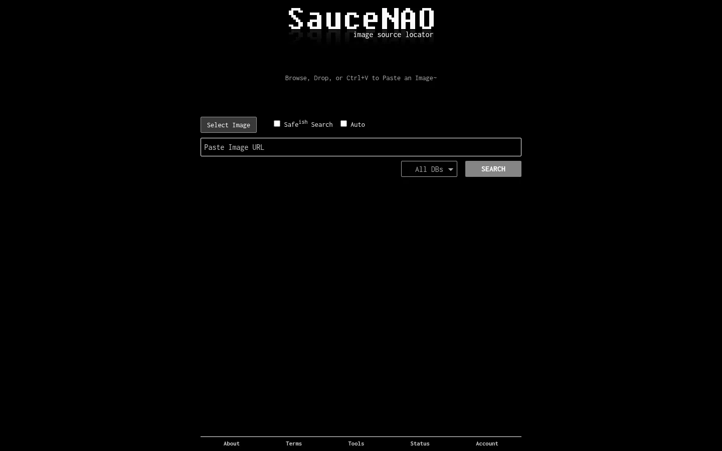 SauceNAO Reverse Image Search 网站预览图