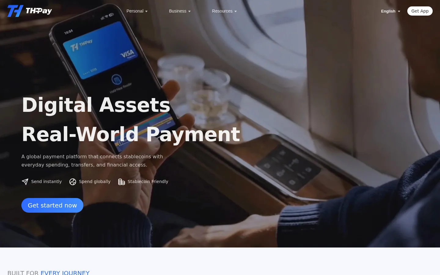 ThPay 网站预览图