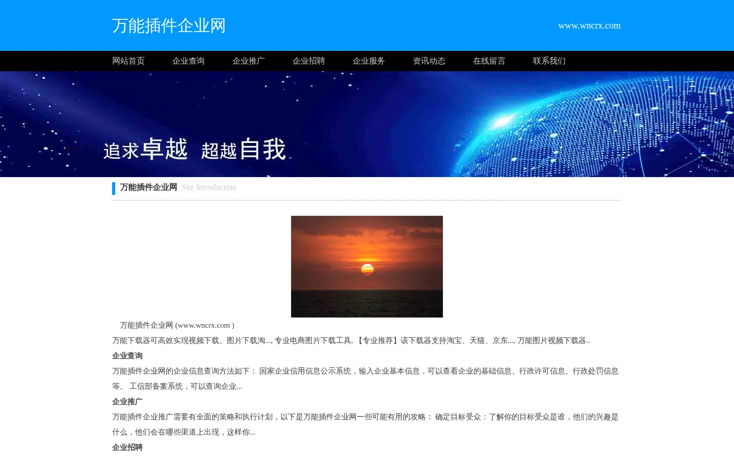 万能插件_Chrome扩展插件/扩展_谷歌应用商店,浏览器插件推荐与下载 网站预览图