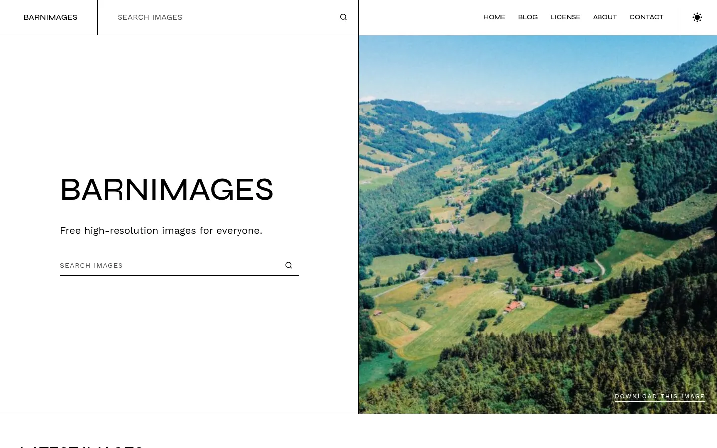 Free High-Resolution Stock Photos & Images · Barnimages 网站预览图