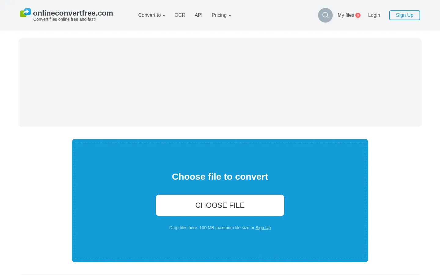 File Converter - online converter OnlineConvertFree 网站预览图